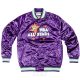 MITCHELL & NESS NBA ALL STAR LIGHTWEIGHT SATIN JACKET PURPLE