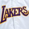 MITCHELL & NESS LOS ANGELES LAKERS Lightweight Satin Jacket White