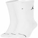 Jordan Jumpman Crew Socks (3 Pack) WHITE/WHITE/WHITE/BLACK