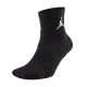 JORDAN FLIGHT ANKLE SOCKS BLACK/WHITE