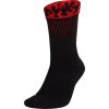 NIKE ELITE SOCK BLACK/HABANERO RED/WHITE