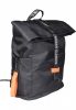 URBAN CLASSICS NYLON BACKPACK BLACK/NEONORANGE