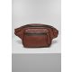 URBAN CLASSICS IMITATION LEATHER SHOULDER BAG BROWN