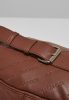 URBAN CLASSICS IMITATION LEATHER SHOULDER BAG BROWN