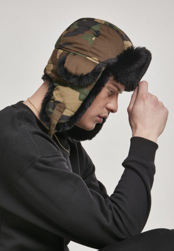 URBAN CLASSICS PRINTED TRAPPER HAT WOOD CAMOUFLAGE