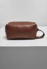 URBAN CLASSICS IMITATION LEATHER COSMETIC POUCH BROWN