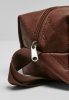 URBAN CLASSICS IMITATION LEATHER COSMETIC POUCH BROWN