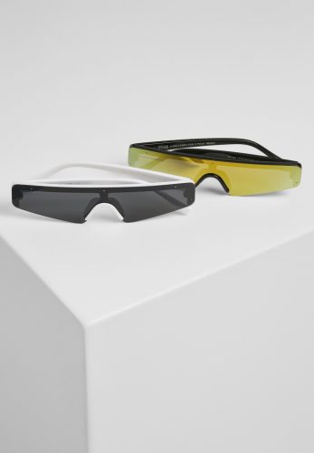 URBAN CLASSICS SUNGLASSES KOS 2-PACK BLACK/WHITE