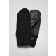 URBAN CLASSICS SHERPA IMITATION LEATHER GLOVES BLACK