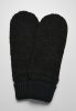 URBAN CLASSICS SHERPA IMITATION LEATHER GLOVES BLACK