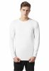 Urban Classics Fitted Stretch L/S Tee WHITE