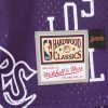 MITCHELL & NESS NBA DESTINATION LEISURE BUTTON UP SHIRT Los Angeles Lakers Purple