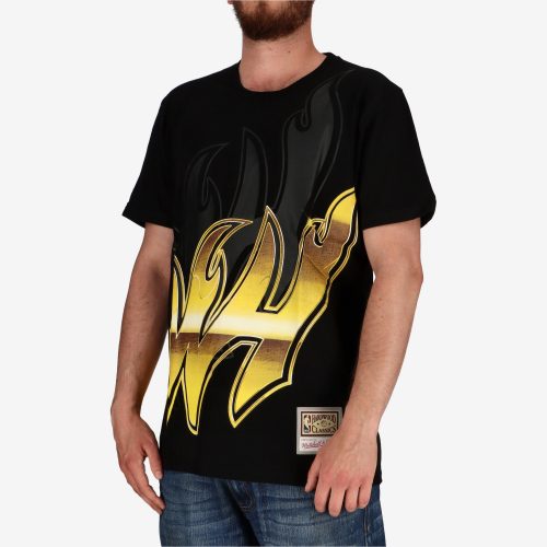 MITCHELL & NESS NBA MIAMI HEAT BIG FACE 4.0 TEE BLACK