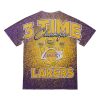 MITCHELL & NESS LOS ANGELES LAKERS NBA CHAMP CITY SUBLIMATED SS TEE MULTI/WHITE XL