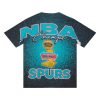 MITCHELL & NESS SAN ANTONIO SPURS NBA CHAMP CITY SUBLIMATED SS TEE MULTI/WHITE M