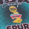 MITCHELL & NESS SAN ANTONIO SPURS NBA CHAMP CITY SUBLIMATED SS TEE MULTI/WHITE M