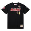 MITCHELL & NESS NBA NBA HOF N&N PREMIUM TEE HEAT DWYANE WADE BLACK