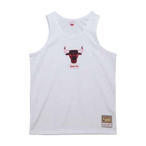 MITCHELL & NESS NBA DESTINATION LEISURE FASHION TANK Chicago Bulls White M