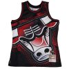 MITCHELL & NESS CHICAGO BULLS NBA BIG FACE 7.0 FASHION TANK BLACK L