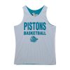 Mitchell & Ness NBA Reversible Mesh Practice Tank Vintage Logo Detroit Pistons Multi-Blue XL