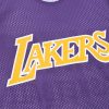 Mitchell & Ness NBA Reversible Mesh Practice Tank Vintage Logo Los Angeles Lakers Multi-Purple M