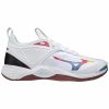 MIZUNO WAVE MOMENTUM 2 WHITE/HIGH VISIBILITY/SYRAH