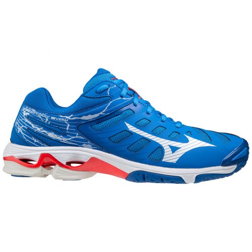 MIZUNO WAVE VOLTAGE FRENCH BLUE / WHITE / IGNITION RED