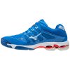 MIZUNO WAVE VOLTAGE FRENCH BLUE / WHITE / IGNITION RED