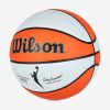 WILSON WNBA AUTHENTIC SERIES OUTDOOR BASKETBALL 6 ORANGE/WHITE