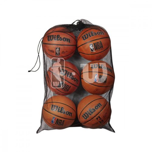 WILSON NBA 6 BALL MESH CARRY BAG BL Black one