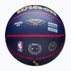 WILSON NBA PLAYER ICON OUTDOOR BSKT ZION NAVY/GOLD