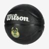 WILSON NBA TEAM TRIBUTE MINI BLACK MILWAUKEE BUCKS Black 3