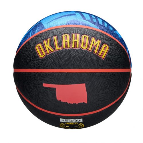 Wilson 2024 NBA Team City Collector Oklahoma City Thunder Black/Blue