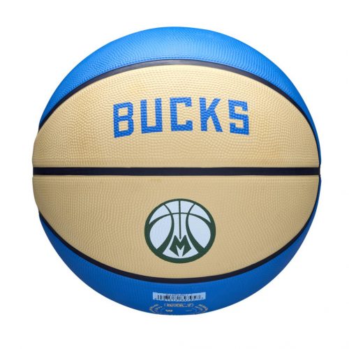 Wilson 2024 NBA Team City Edition Milwaukee Bucks Colorful 7