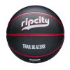 Wilson 2024 NBA Team City Edition Portland Trail Blazers Black/Red 7