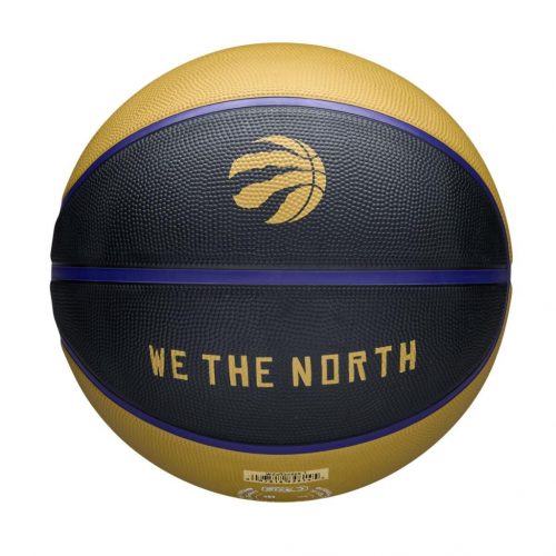 Wilson 2024 NBA Team City Edition Toronto Raptors Black/Yellow 7